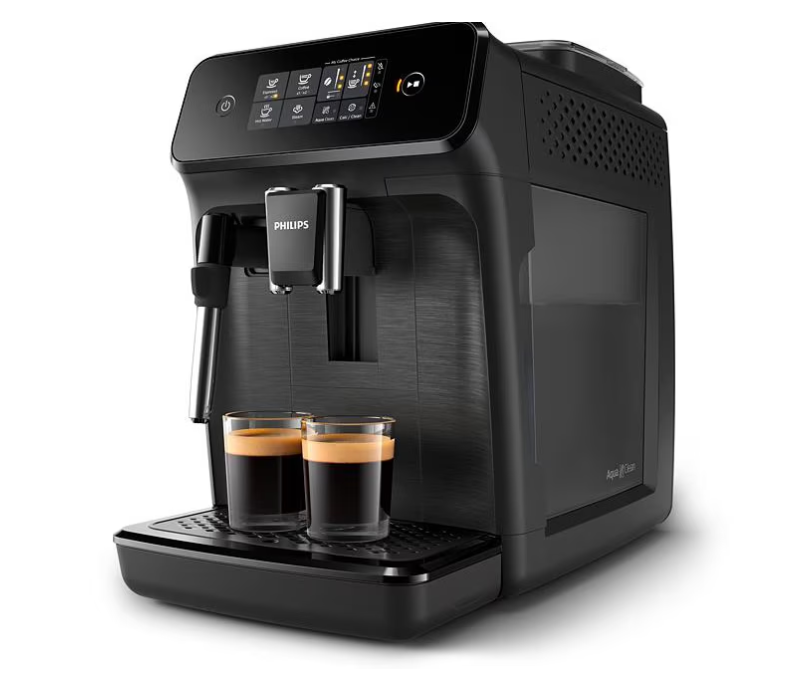 Espressor Automat Philips EP1220/00, 15 Bar, Cafea Măcinată/Boabe, Spumare Clasică, Negru