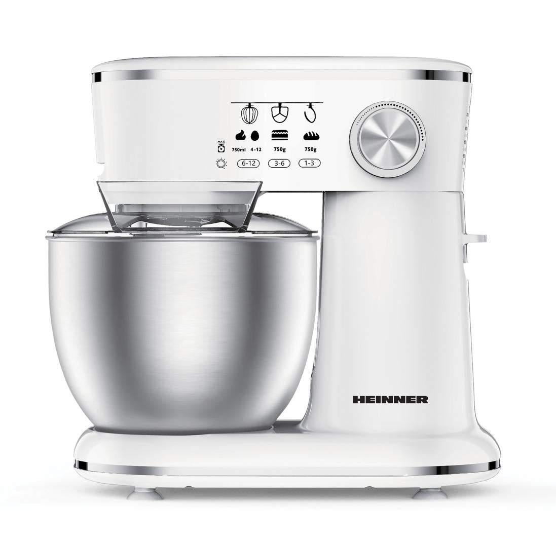Mixer planetar Heinner HPM-1000WHCH , 1000W, Alb