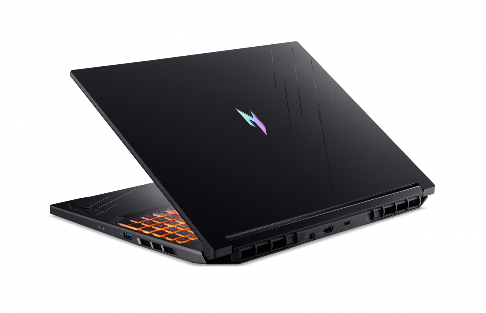 Laptop Acer Gaming Nitro V16 ANV16-71-77U1, 16 inches (40.64 cm), WQXGA 180 HZ IPS Display, 2560 x 1600, Intel Core i7-14650HX Processor, NVIDIA GeForce RTX 4060 8 GB GDDR6 VRAM, 16 GB RAM, 1 TB SSD, No OS, Obsidian Black