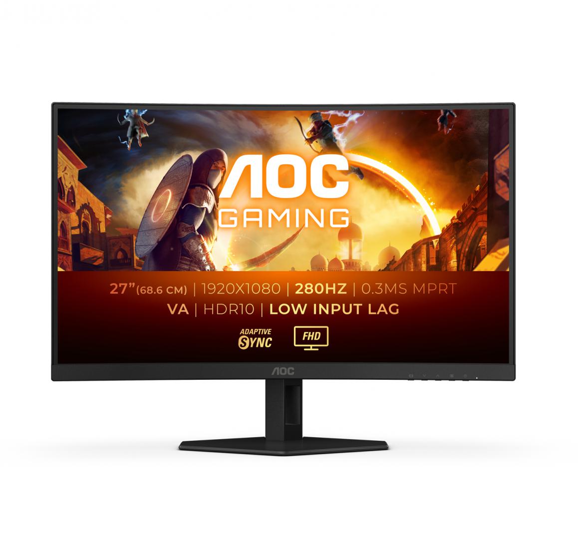 Monitor AOC C27G4ZXE 27", Full HD, VA, 280Hz, Negru