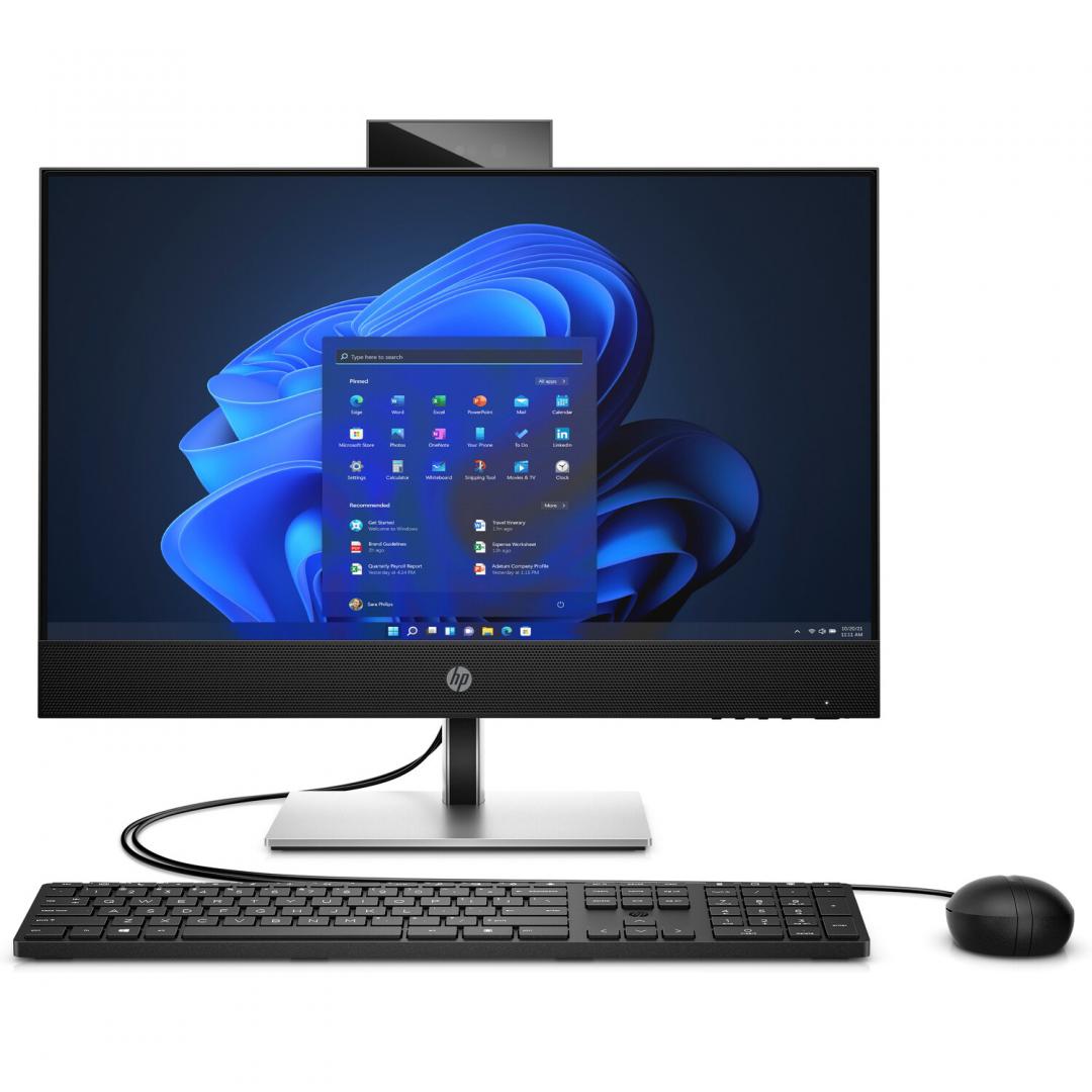 PC All-in-One HP ProOne 440 G9, Intel Core i5-13500T, 16GB RAM, 512GB SSD, 23.8" FHD, Negru