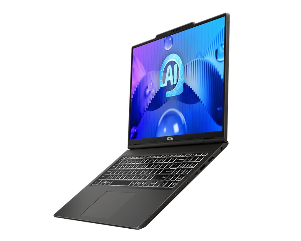 Laptop MSI Venture 16 AI A1MG, Intel Core Ultra 7, 2K OLED 120Hz, 16GB DDR5, 512GB SSD, 16”