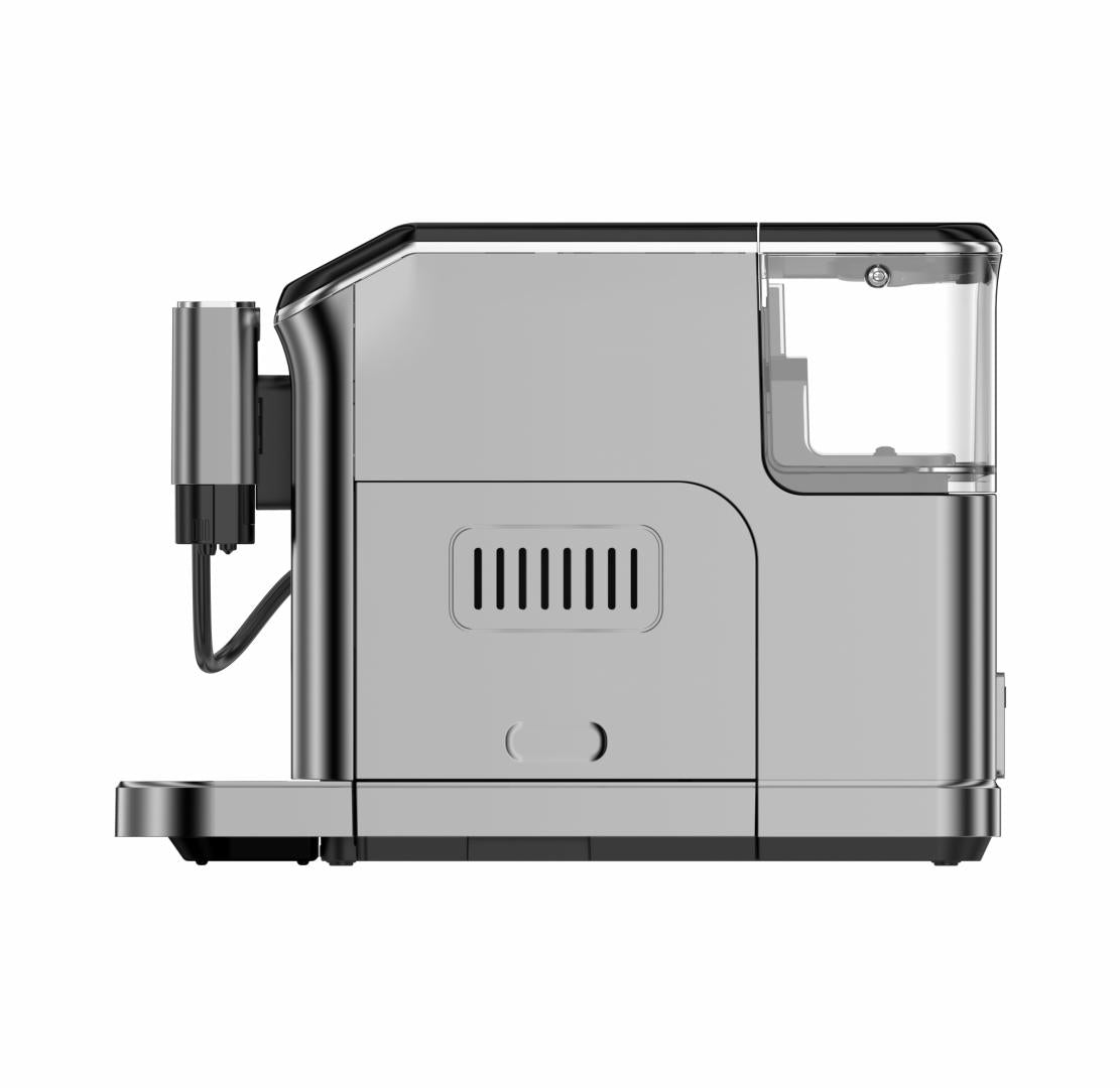 Espressor Automat Heinner Genesis HEMA-D20DGREY, 20 Bar, Cafea Boabe, Filtru Inox, Gri