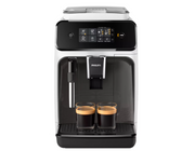 Espressor Automat Philips EP1223/00, 15 Bar, Cafea Boabe, Spumare Clasică, 1200 Series, Alb