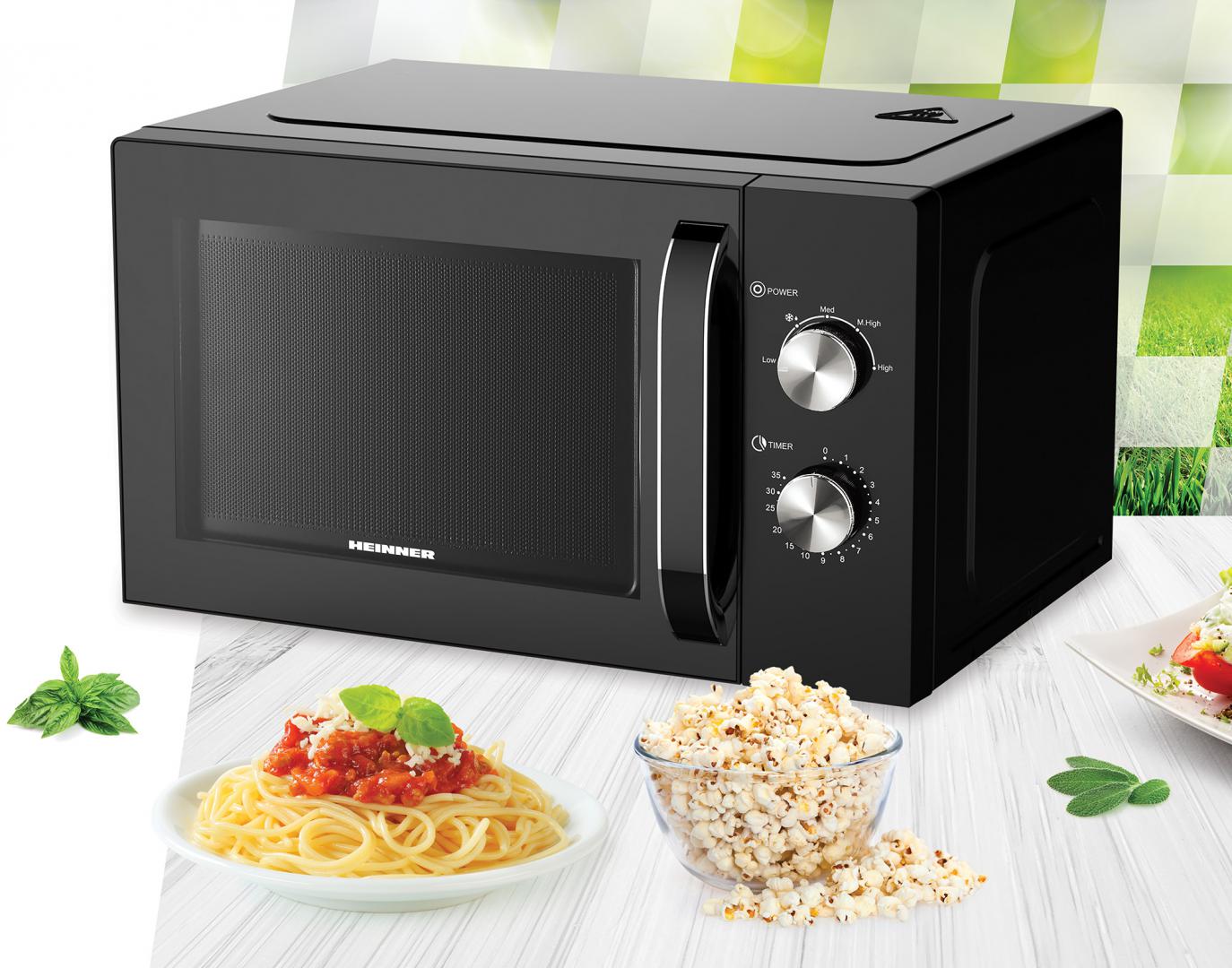 Cuptor cu microunde Heinner HMW-M2535BK, 850W, Negru