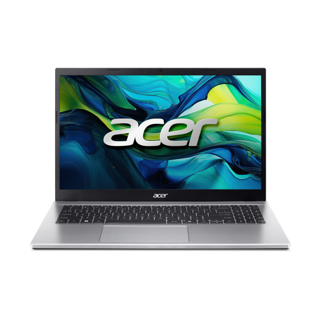 Laptop Acer Aspire Go 15 AG15-42P, 15.6 inch (39.62 cm), Acer ComfyView FHD IPS Display, 1920 x 1080, 60 Hz,  AMD Ryzen 5 5625U Processor, 16 GB RAM, 512 GB SSD, No OS, Pure Silver