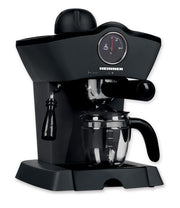 Espressor Manual Heinner HEM-200BK, 3.5 Bar, 800W, Cafea Măcinată, Termometru Frontal, Cană Inclusă, Negru