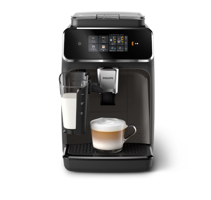 Espressor Automat Philips Series 2000 EP2334/10, 15 Bar, LatteGo, AquaClean, 1.8L, Negru