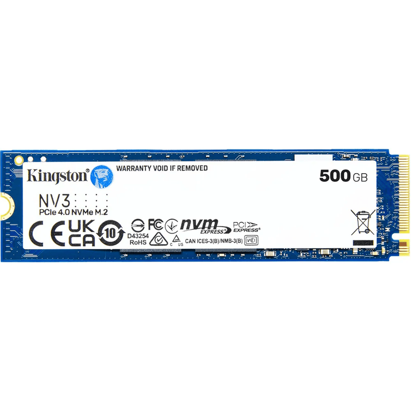 Kingston 500GB NV3 M.2 2280 PCIe 4.0 NVMe